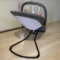 スマートエンジェル　西松屋　バウンサー　グレー　赤ちゃんの画像