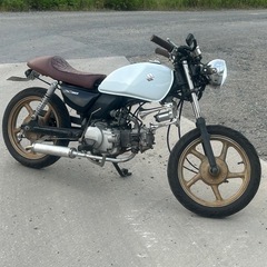 最終値下げ　実働　GS50 カスタム　希少パーツ多数　原付　バイク　50cc MT おまけ純正パーツ完備  対エイプの画像