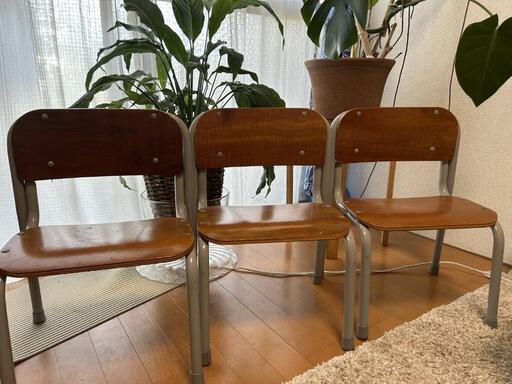 キッズ椅子２脚セット【児童用スクールチェア】
