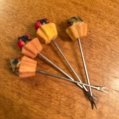 タルト型　ピックセットの画像