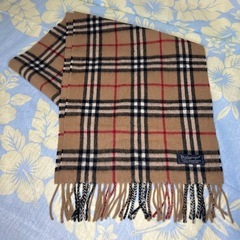Burberrys チェック柄 マフラー 100%ラムウール