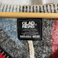 Glad News ユニオンジャック柄カーディガンの画像