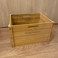 【売却済】木箱　
