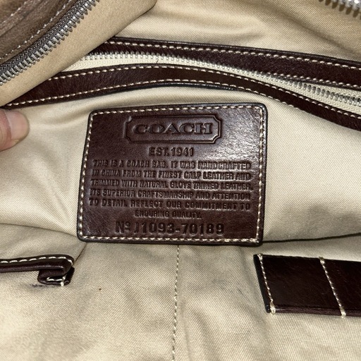 コーチ COACH ハリソン イーストウエスト レザー ショルダーバッグ