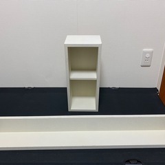 無印良品　壁に付けられる家具　家具箱、家具棚セット　オーク