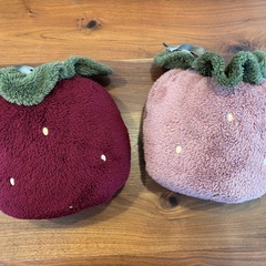 【美品】GU いちご 4WAYブランケット 2点セット  の画像
