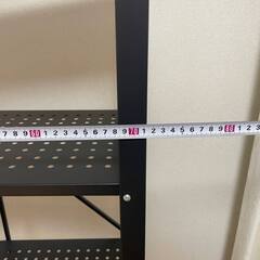 【良品】5段折り畳みラック（白）※取りに来てくれる方のみの画像