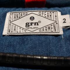 美品　grn　デニムダウンの画像