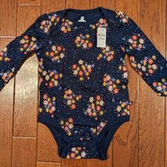 GAP ベビー 花柄　未使用  ロンパース  18〜24mont...