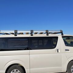 タフレック アルミ製 10本脚 ルーフキャリア ハイエース 20...