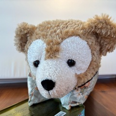 【美品】【限定】アウラニ ディズニー ダッフィー 2wayクッション & 座布団の画像