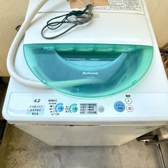 差し上げます　Panasonic 洗濯機　NA-F42M5