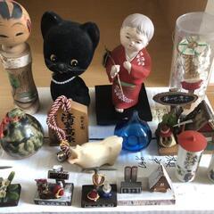 日本人形　飾り物　郷土玩具　民芸品　土産　昭和当時物　オブジェ　伝統工芸の画像