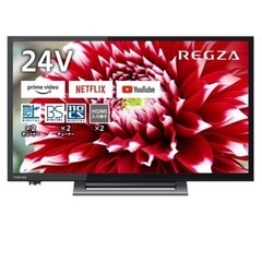 小型テレビ（東芝 v24）