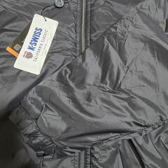 K-SWISS 黒 ナイロンジャケット Mの画像