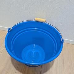 ヒマラヤ印カラーバケツ青色8Lサイズ8型新品5個セットの画像