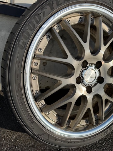 WORK ランベックLM1 19インチ グッドイヤーE-gripRVF02 中古
