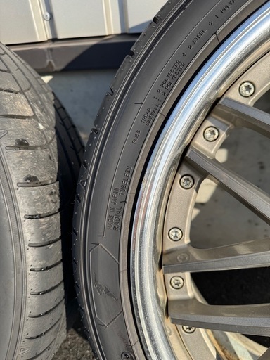 WORK ランベックLM1 19インチ グッドイヤーE-gripRVF02 中古