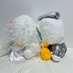 ドナルドダック デイジー ウェディング　ぬいぐるみの画像