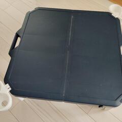 ワンタッチシェード＋折りたたみテーブルの画像