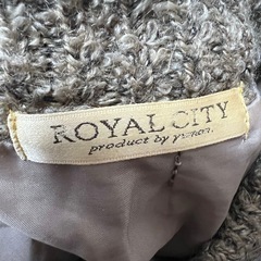 ✨昭和レトロ✨ROYAL CITY ニットカーディガン　フリーサイズの画像