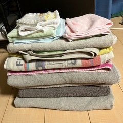 【ウエス用に】使用済みタオル(洗濯済)