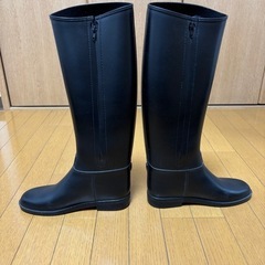 あげます！ロングレインブーツ★ブラックの画像