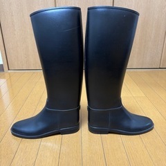 あげます！ロングレインブーツ★ブラックの画像