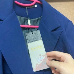 【新品】ネイビー ダブルブレスト テーラードジャケットXLの画像