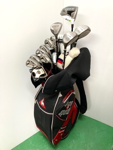 【SOLD OUT！】◆TaylorMade テーラーメイド◆ゴルフクラブ 全13本セット＋ 超美品 le coq sportif キャディバッグ付き