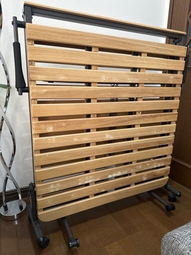 折りたたみベッド　すのこ　シングル