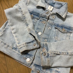 110cm デニム風ジャケットの画像