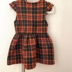 ☆anyFAM☆エニィファム　チェック柄 ノースリーブワンピース 90の画像