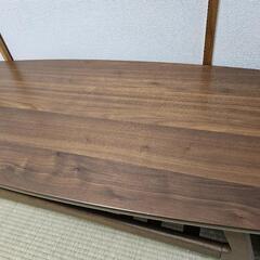 【今月中】木目調収納付きローテーブルの画像