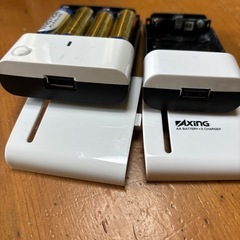 UsＢ単3 乾電池式充電2個
の画像