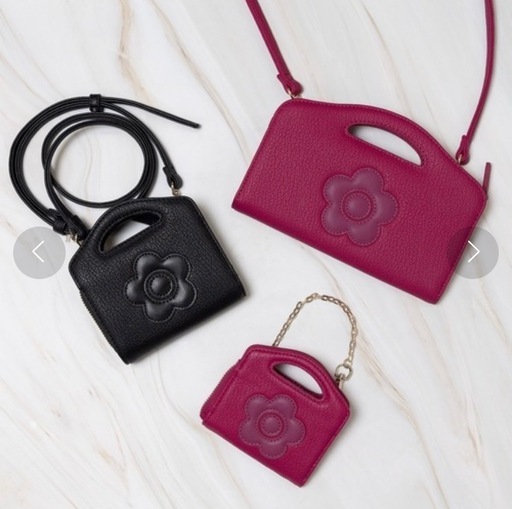 新品MARY QUANT 2WAYショルダーウォレット ブラック財布