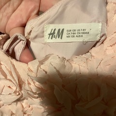 値引き☆128cmワンピースドレスの画像