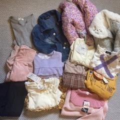 女の子90.95㎝ 12着まとめ長袖　新品未使用もあります