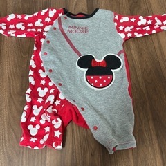ミニーちゃんのロンパース