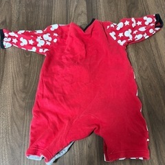 ミニーちゃんのロンパースの画像