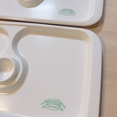 ちょっとレトロなワンプレート皿セットの画像