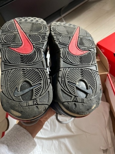  NIKE【ナイキ】 AIR MORE UPTEMPO '96 エア モア アップテンポ '96 　27センチブラック/レッド/ネイビ