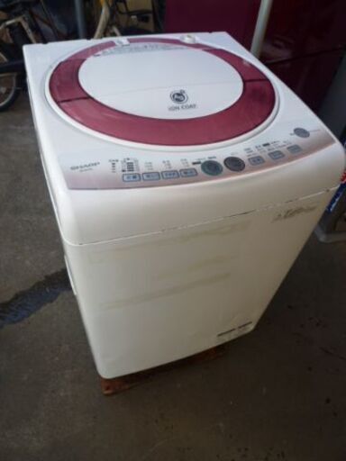 N600　シャープ　全自動洗濯機　7.0KG　ES-KS70L-P