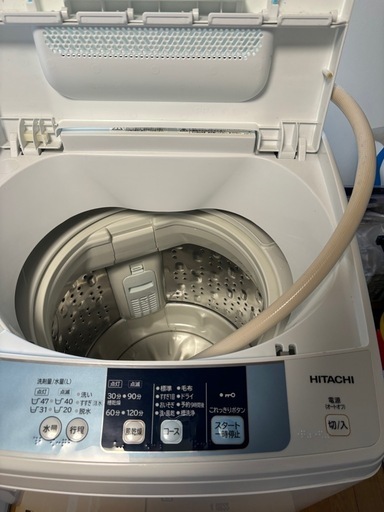 日立洗濯機　受け渡し予定者決定
