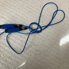 縄跳び　瞬足　青