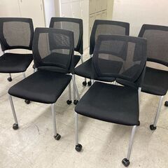 中古　スタックチェア　スタッキングチェア　会議椅子　ミーティング...