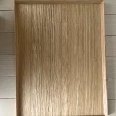 無印良品　木製角型トレーの画像