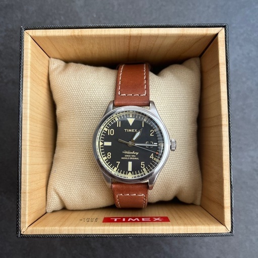 美品　希少　TIMEX Waterbury REDWINGコラボ腕時計 美品TIMEX タイメックスウォーターベリーRedWing レッドウィング