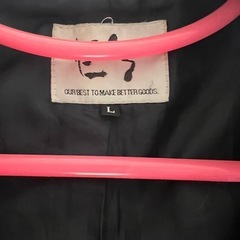 ダッフルコート　サイズL  紺色の画像