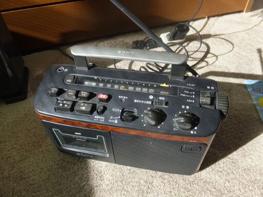 ラジオ　カセットデッキ　SONYそにーCFM-A50　現状品